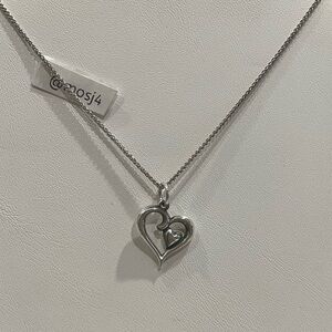 James Avery Joy of My Heart Charm/Pendt
W/18” Fine Curb Chain